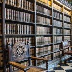 Bookshelves at a Law Library