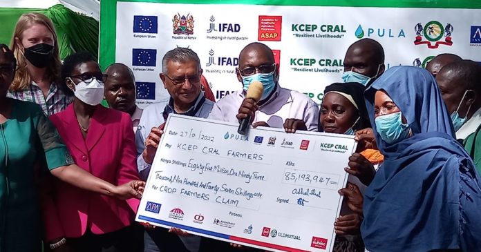 Kenyan farmers receive Crop Insurance Compensation Payout