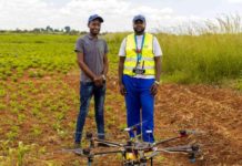 University graduates helping Zimbabwe farmers improve yields through use of drones