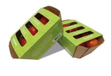 Sustainable closure sealing and labelling of fruit and vegetable trays