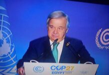 Co-exist with the poor on climate Change-Guterres