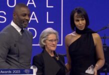 Actor Idris Elba tells world leaders that poor farmers need investment not handouts at award ceremony in Davos