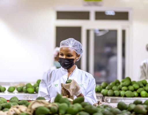 Rwanda’s Souk Farms worker at wok (002)