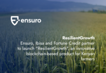 Ensuro, Ibisa and Fortune Credit partner to launch “ResilientGrowth”, an innovative blockchain-based product for Kenyan farmers