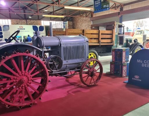One of many vintage tractors on display at the Nampo Engen Tractor Museum (002)