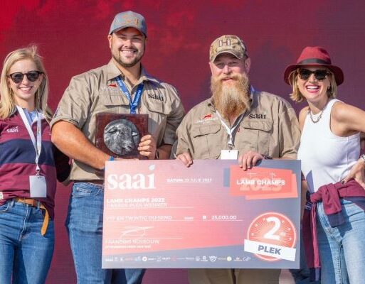 Iné Bester (Operational manager at Saai) Basie van Wyk Meyer le Roux (Buffelsfontein) and Minki van der Westhuizen (002)