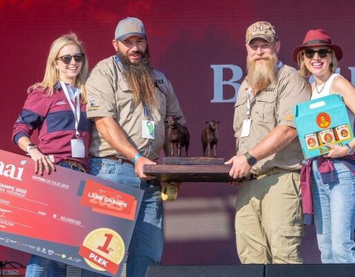 Iné Bester (Operational manager at Saai) Paul van Rooyen Meyer le Roux (Buffelsfontein) and Minki van der Westhuizen (002)