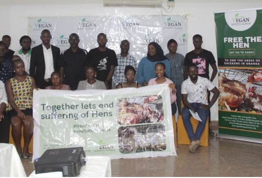 Uganda Vegan Society animal welfare activists in during a workshop in Kampala_ (002)