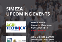 SIMEZA Will Attend AGRITECHNICA and the IAOM MIDEAST & AFRICA Conference and Expo