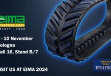 Trelleborg Tires reveals its first Agri Rubber Track ART1000 at EIMA 2024