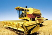 New Holland celebrates a half-century of Twin Rotor combines