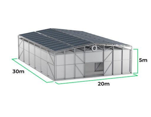 A visual illustration of the Much Cooler off-grid cooling hall