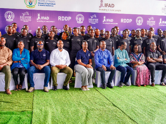 Rwanda’s agro-vet entrepreneurs get motorcycles to boost last-mile veterinary services for dairy farmers