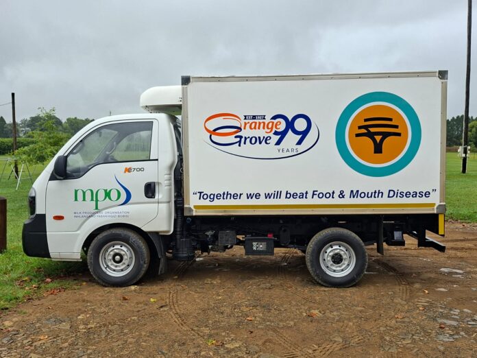 FMD Vaccine distribution vehicle