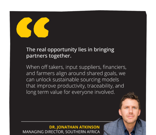 Solidaridad appoints Dr. Jonathan Atkinson as MD to steer agricultural transformation across Southern Africa