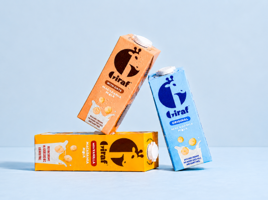 Giraf Macadamia Milk Earns Gold and Silver Awards for Taste Excellence