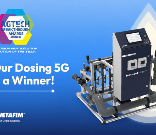 Orbia Netafim Wins “Precision Fertilization Solution of the Year” at 2026 AgTech Breakthrough Awards